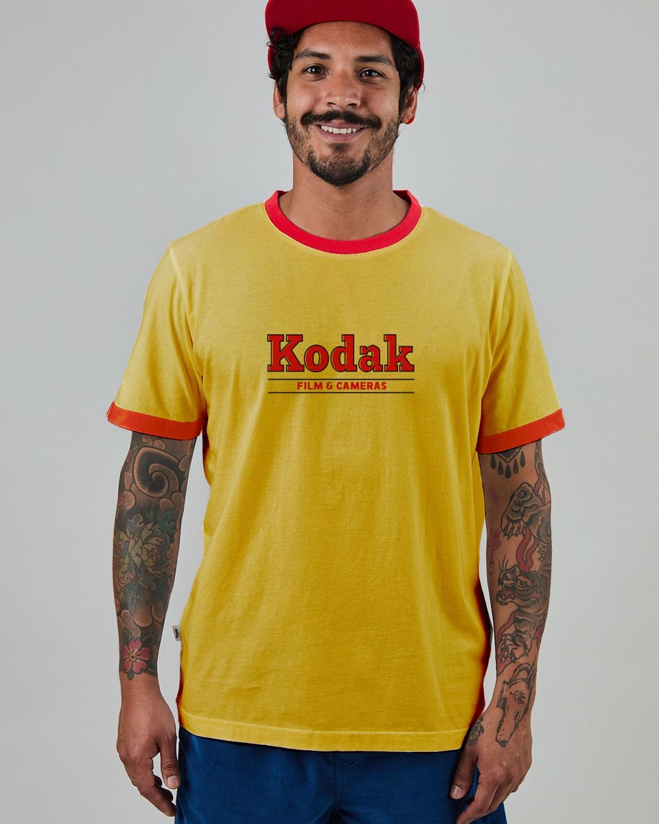 Kodak Retro Film Tshirt Yellow M