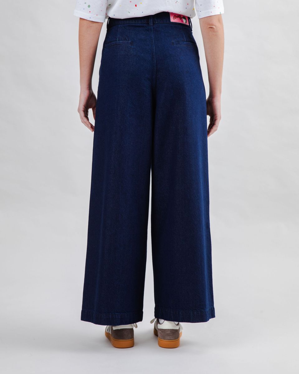 Brava Wide Leg Pants Denim Dark