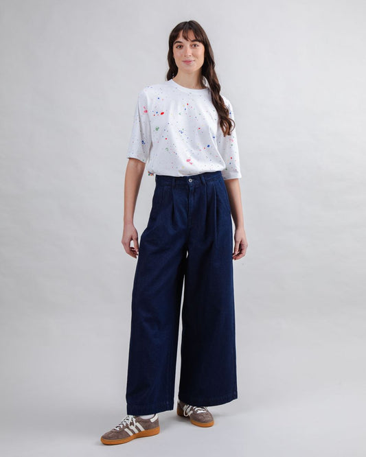 Brava Wide Leg Pants Denim Dark