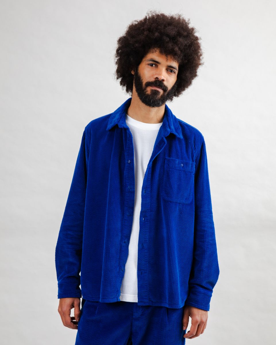 Brava Corduroy Overshirt Klein Blue