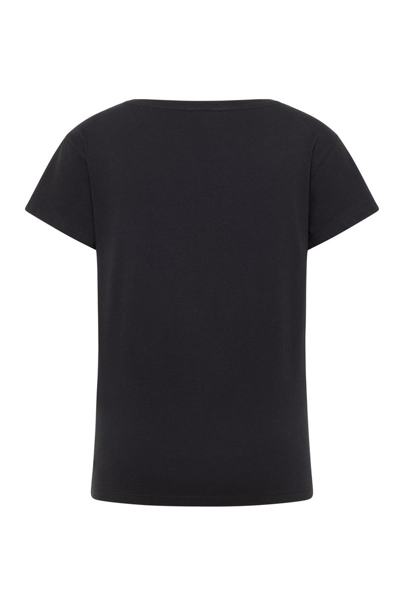PAMELAA Tee with Fan Embroidery
