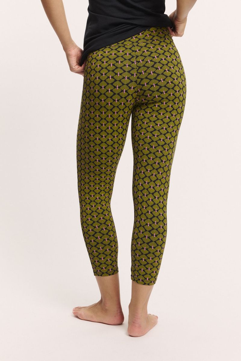 NAJARAA Fan Print Leggings