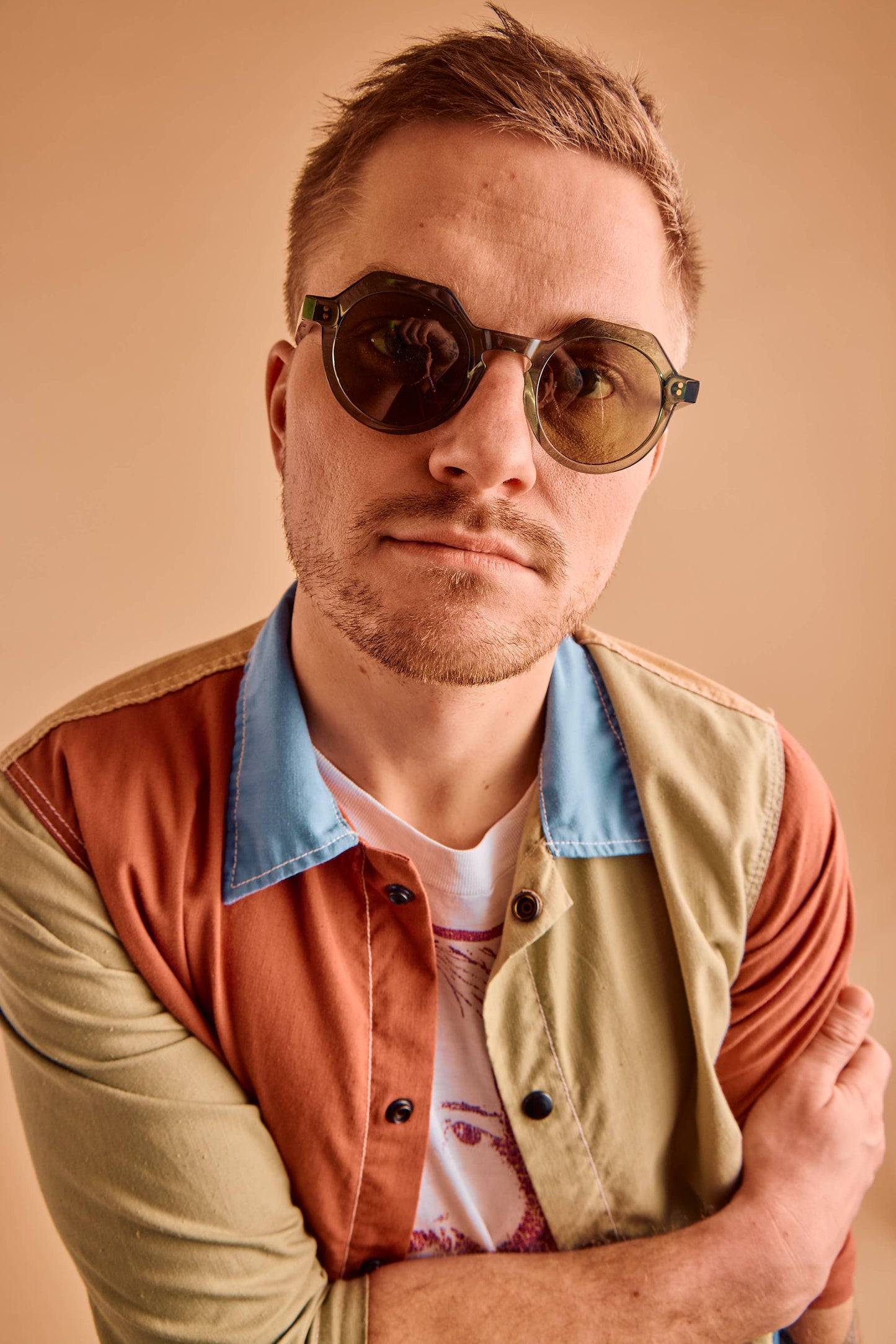 SARDINE - Georgie - Verde Palma Green Sunglasses 