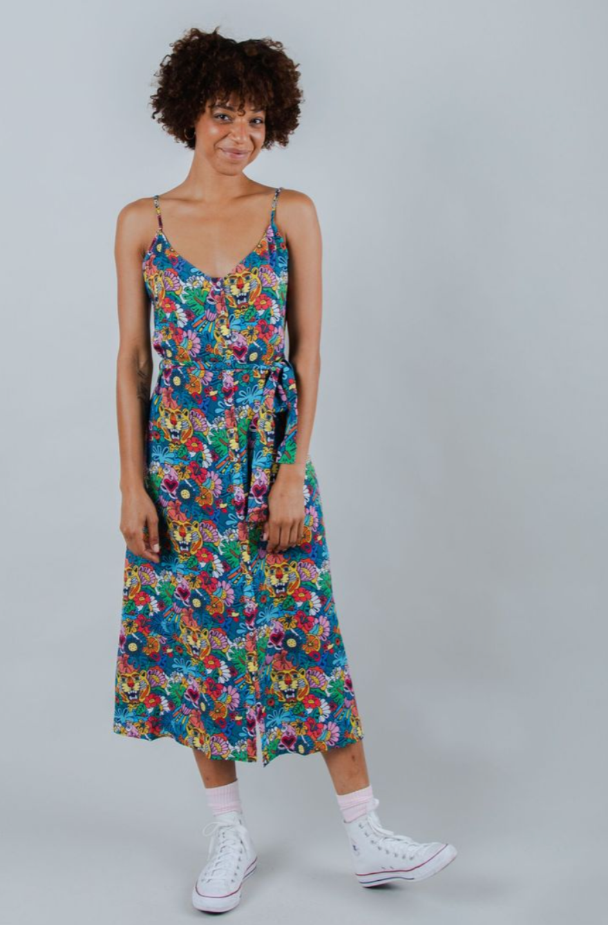 Asis Percales Tutti Frutti Strap Dress