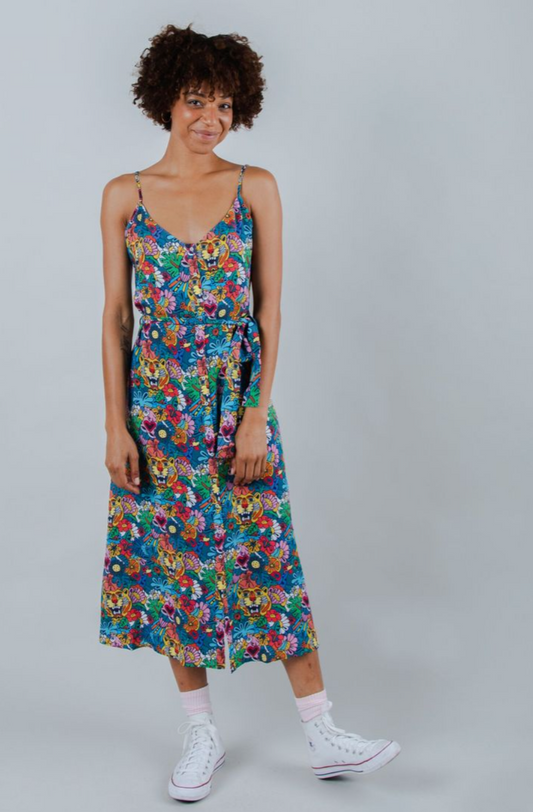 Asis Percales Tutti Frutti Strap Dress